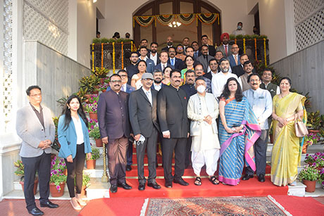Group Photo With Hon'ble Governor of Maharashtra, Shri Bhagat Singh Koshyari